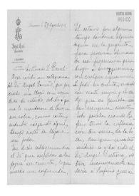 [Carta de Carmen Romero Rubio de Díaz a Enrique Danel en México. Lausanne (Suiza), 29 de agosto de 1911]