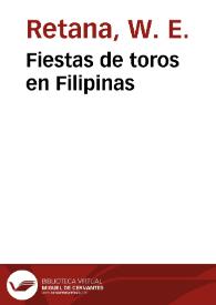 Fiestas de toros en Filipinas