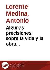 Algunas precisiones sobre la vida y la obra de D. Juan del Valle y Caviedes