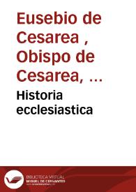 Historia ecclesiastica