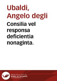 Consilia vel responsa deficientia nonaginta.