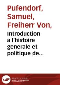 Introduction a l'histoire generale et politique de l'univers...