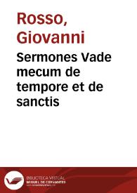 Sermones Vade mecum de tempore et de sanctis