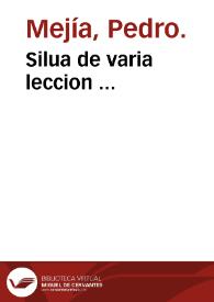 Silua de varia leccion ...