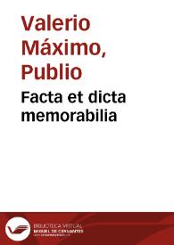 Facta et dicta memorabilia