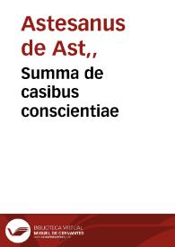 Summa de casibus conscientiae