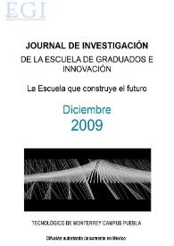 Journal de Investigación de la Escuela de Graduados e Innovación. Diciembre 2009