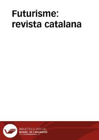 Futurisme: revista catalana