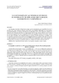 La cartografía de las Memorias Generales de Repoblación de 1878: bosquejos y croquis dasográficos y agronómicos