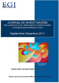 Journal de Investigación de la Escuela de Graduados e Innovación. Septiembre-Diciembre 2011