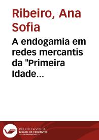 A endogamia em redes mercantis da 