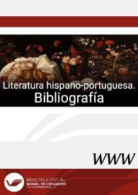 Literatura hispano-portuguesa. Bibliografía