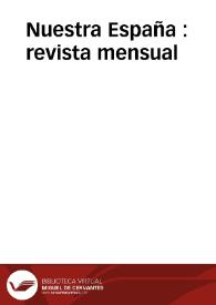 Nuestra España : Revista Mensual