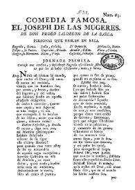 Comedia famosa. El Joseph de las mugeres