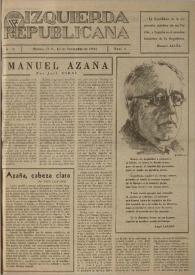 Izquierda Republicana. Año I, núm. 4, 15 de noviembre de 1944