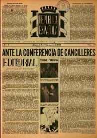 República Española. Año I, núm. 18, 28 de febrero de 1945