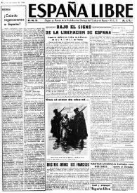 España Libre : C.N.T. Órgano del Comité de Relaciones de la Confederación Regional del Centro de Francia. A.I.T. Año II, núm. 11, 16 de marzo de 1946