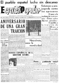 España popular : semanario al servicio del pueblo español. Año I, núm. 3, 4 de marzo de 1940