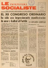 Le Nouveau Socialiste. 1re Année, numéro 8-9, jeudi 21 décembre 1972