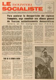 Le Nouveau Socialiste. 1re Année, numéro 10, jeudi 28 décembre 1972