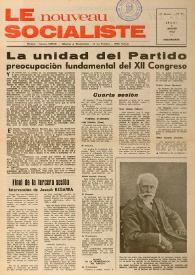 Le Nouveau Socialiste. 1re Année, numéro 11, jeudi 4 janvier 1973