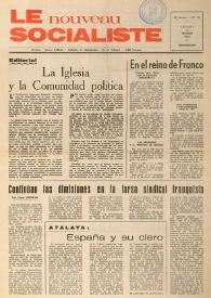 Le Nouveau Socialiste. 2e Année, numéro 16, jeudi 8 février 1973