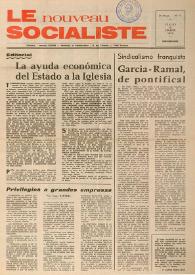 Le Nouveau Socialiste. 2e Année, numéro 17, jeudi 15 février 1973