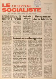 Le Nouveau Socialiste. 3e Année, numéro 44, mardi 15 janvier 1974