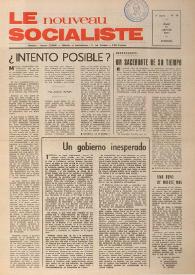 Le Nouveau Socialiste. 3e Année, numéro 45, jeudi 31 janvier 1974