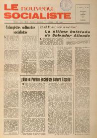 Le Nouveau Socialiste. 3e Année, numéro 46, vendredi 15 février 1974