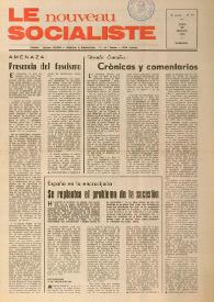 Le Nouveau Socialiste. 3e Année, numéro 47, jeudi 28 février 1974