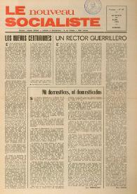 Le Nouveau Socialiste. 3e Année, numéro 49, dimanche 31 mars 1974