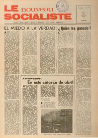 Le Nouveau Socialiste. 3e Année, numéro 50, lundi 15 avril 1974