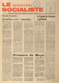 Le Nouveau Socialiste. 3e Année, numéro 51, mardi 30 avril 1974