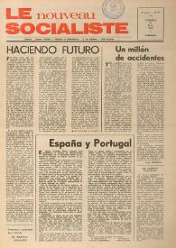 Le Nouveau Socialiste. 3e Année, numéro 53, vendredi 31 mai 1974