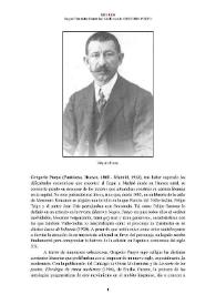 Gregorio Pueyo (Panticosa, Huesca, 1860 - Madrid, 1913) [Semblanza]