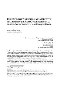 Caminos portugueses hacia Oriente: de la 