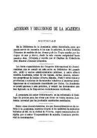 Noticias. Boletín de la Real Academia de la Historia, tomo 2 (enero 1883). Cuaderno I. Acuerdos y discusiones de la Academia