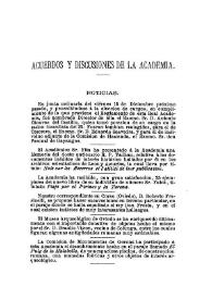 Noticias. Boletín de la Real Academia de la Historia, tomo 2 (febrero 1883). Cuaderno II. Acuerdos y discusiones de la Academia