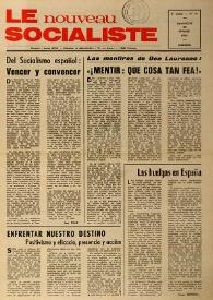 Le Nouveau Socialiste. 5e Année, numéro 91, dimanche 29 février 1976