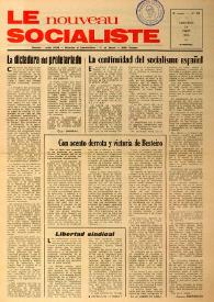 Le Nouveau Socialiste. 5e Année, numéro 93, mercredi 31 mars 1976