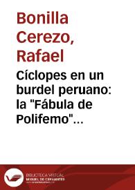 Cíclopes en un burdel peruano: la 