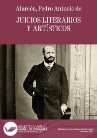 Juicios literarios y artísticos