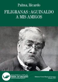 Filigranas : aguinaldo a mis amigos