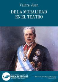 De la moralidad en el teatro