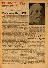 El Socialista Español : órgano central del P.S.O.E. Año II, núm. 18, 1 de mayo de 1947