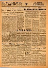 El Socialista Español : órgano central del P.S.O.E. Año III, núm. 38, diciembre de 1948