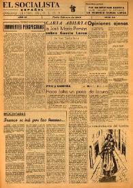 El Socialista Español : órgano central del P.S.O.E. Año IV, núm. 39, febrero de 1949