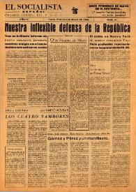 El Socialista Español : órgano central del P.S.O.E. Año IV, núm. 41, primero de mayo de 1949