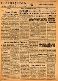 El Socialista Español : órgano central del P.S.O.E. Año IV, núm. 45, diciembre de 1949